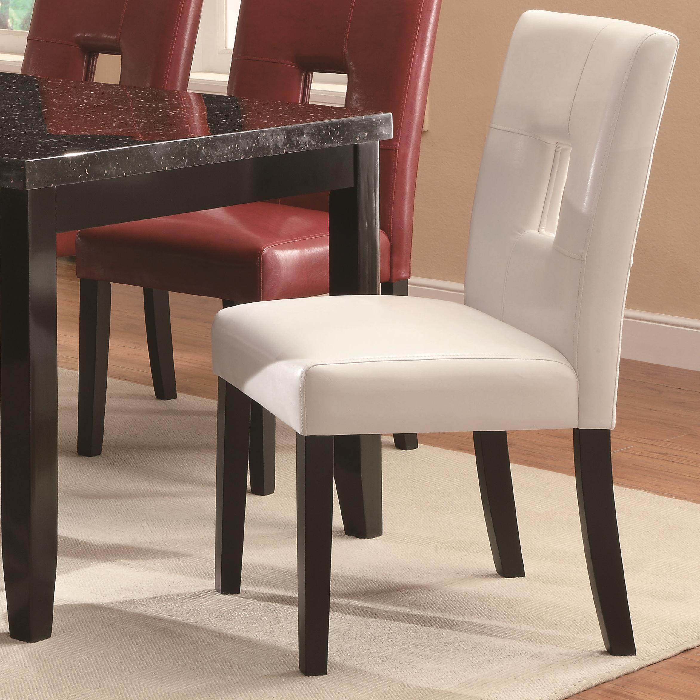 Coaster Newbridge Dining Side Chair w/ Plush Seating Value City